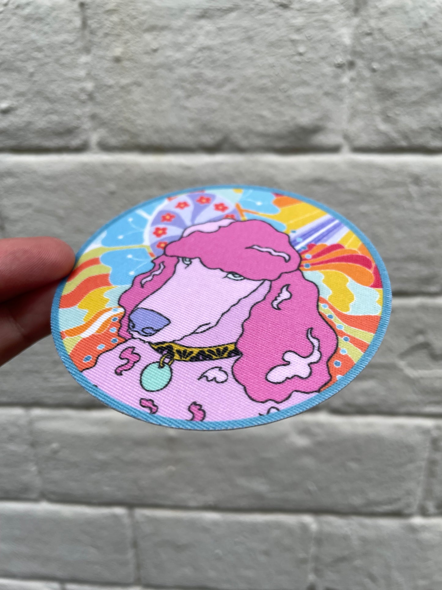 Sticker tissu caniche « POLLY » • série limitée