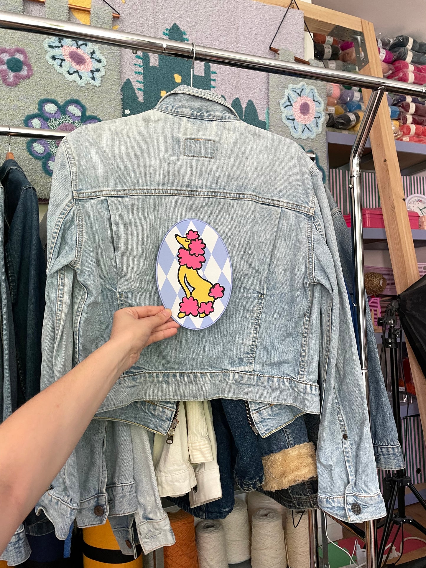 Patch tissé thermocollant XL « Sissy »