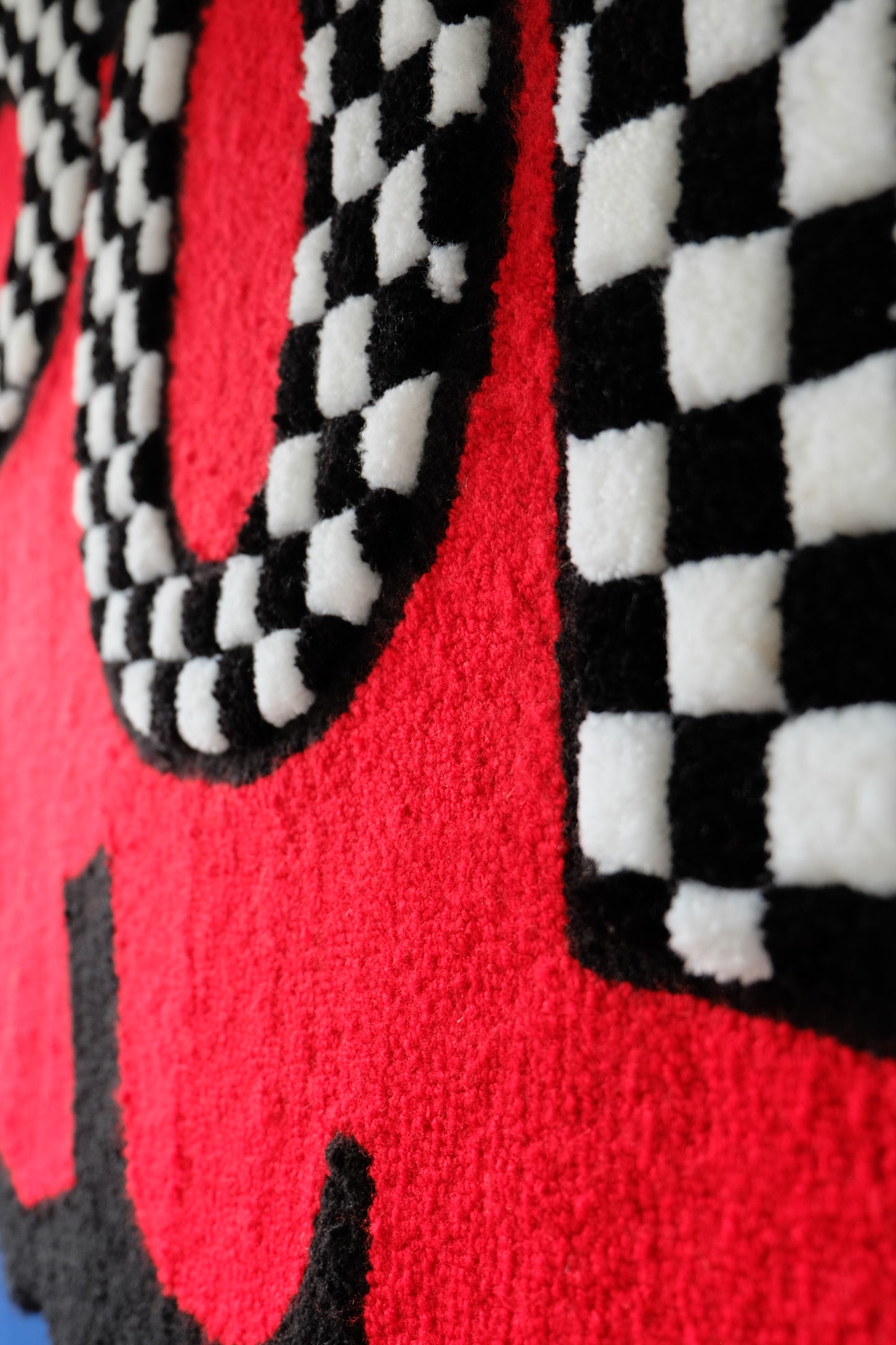 Pop! goes my heart — damier 3D (tapisserie murale)