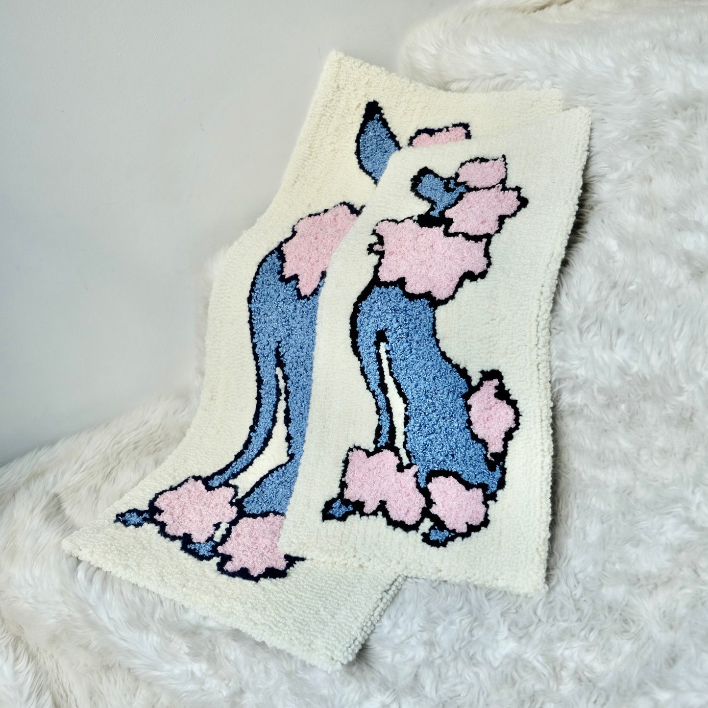 Tapisserie murale caniche (grand)