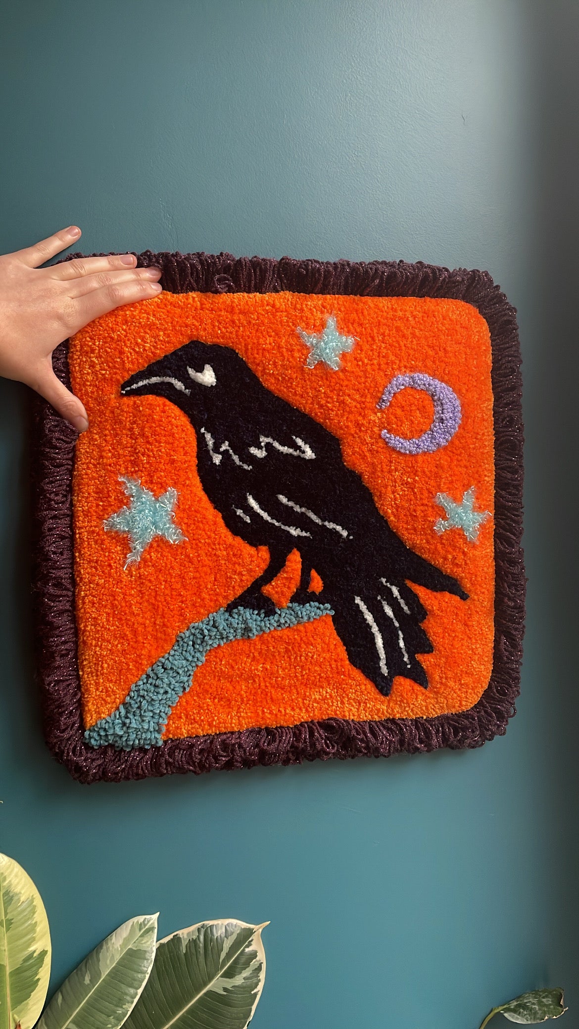 Tapisserie corbeau