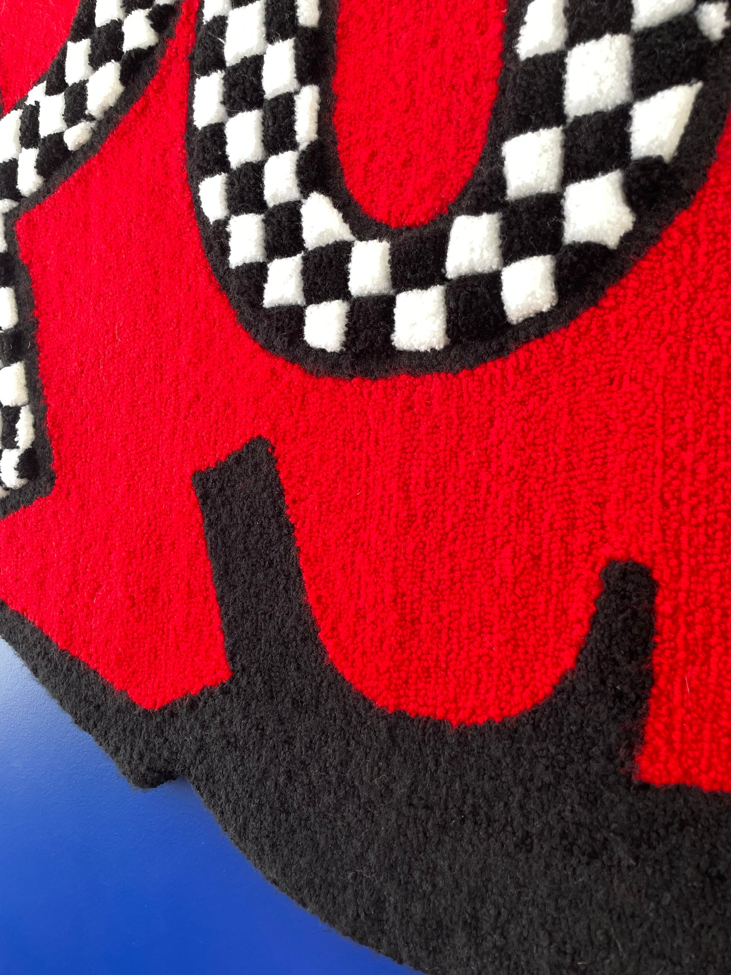 Pop! goes my heart — damier 3D (tapisserie murale)