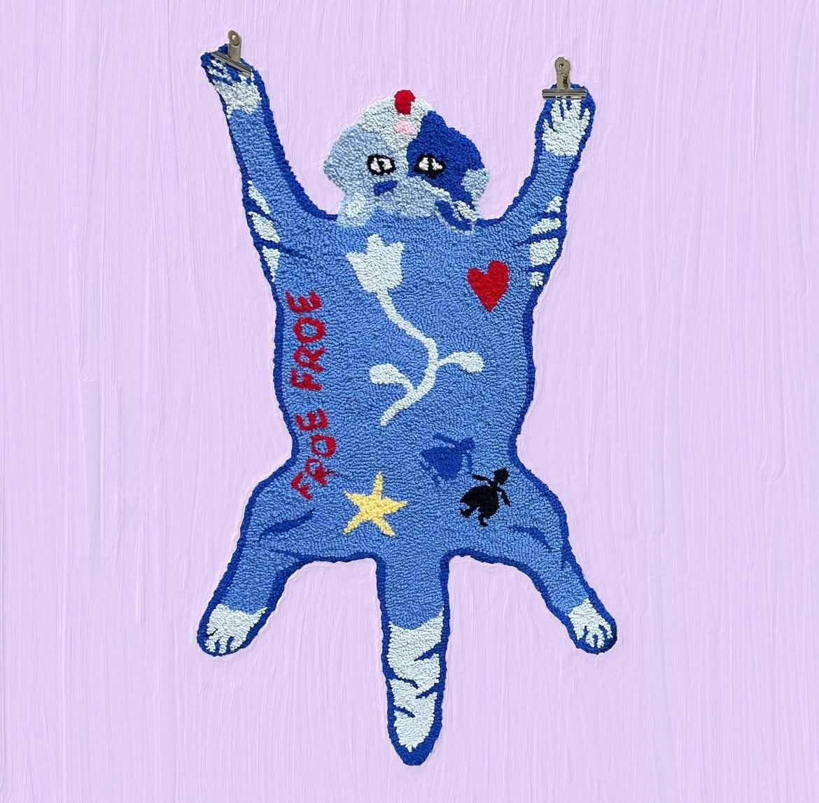 FROE FROE peau de bête chat • Tapisserie murale