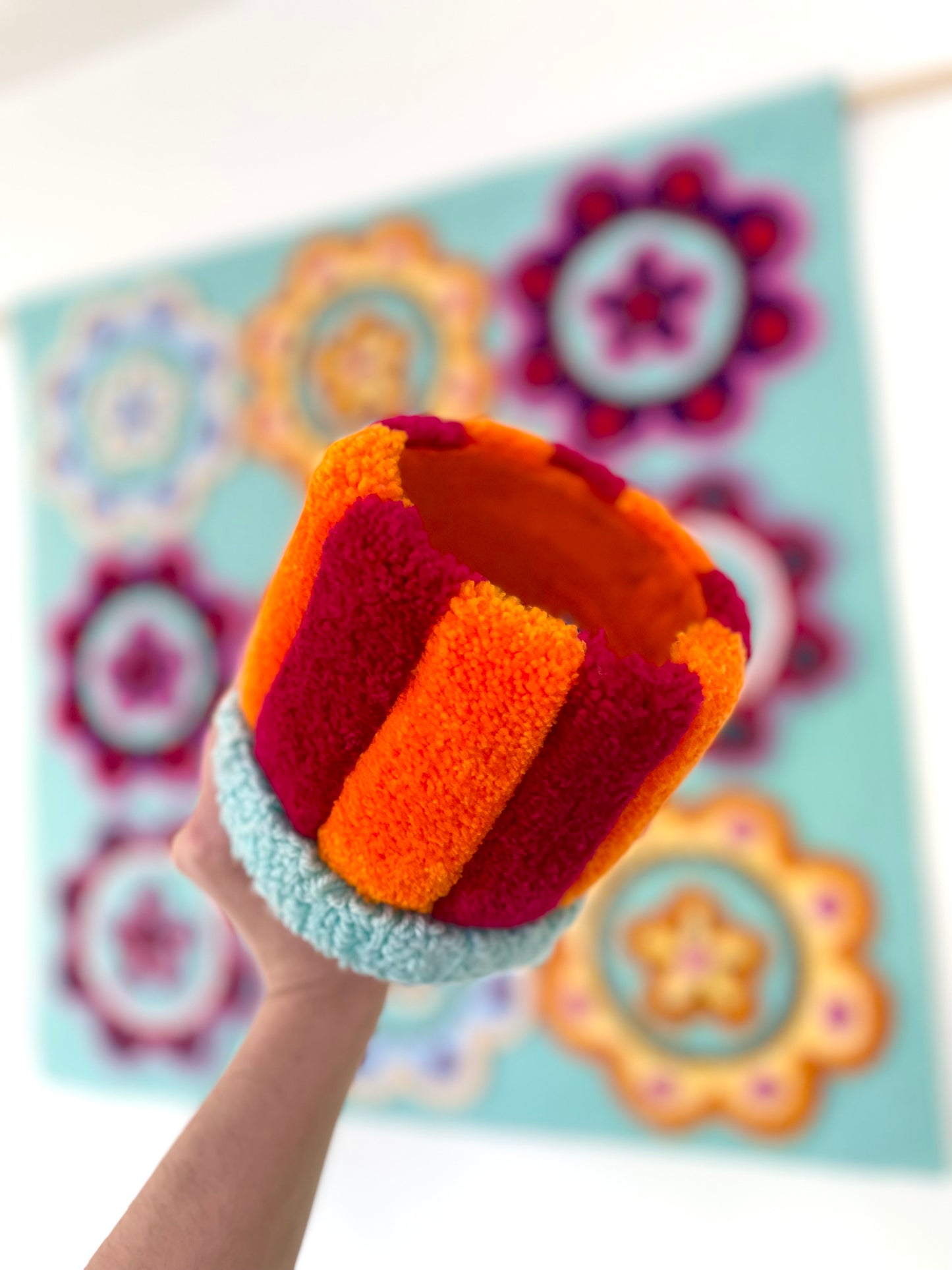 Cache-pot en tufting • PETIT
