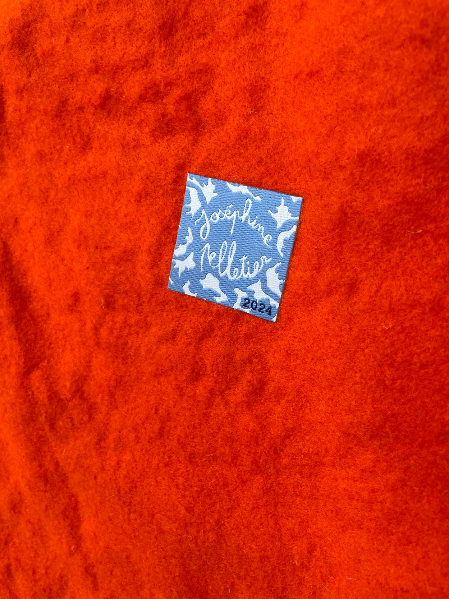 Très grande fleur 3D psychédélique à franges (tapisserie murale)