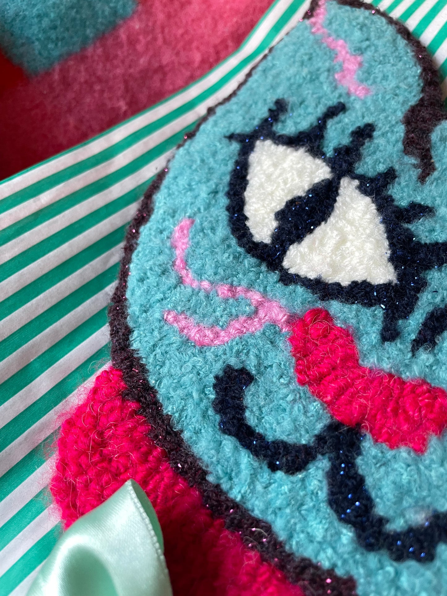 Lili - portrait de chat (tapisserie murale)