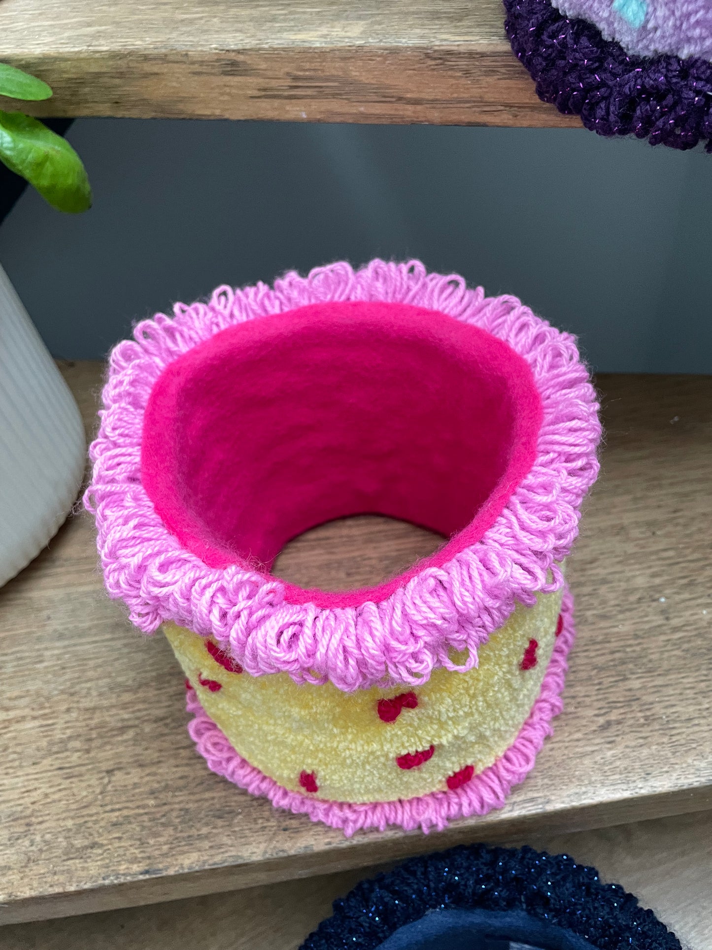 Cache-pot en tufting CAKE • PETIT ☀️