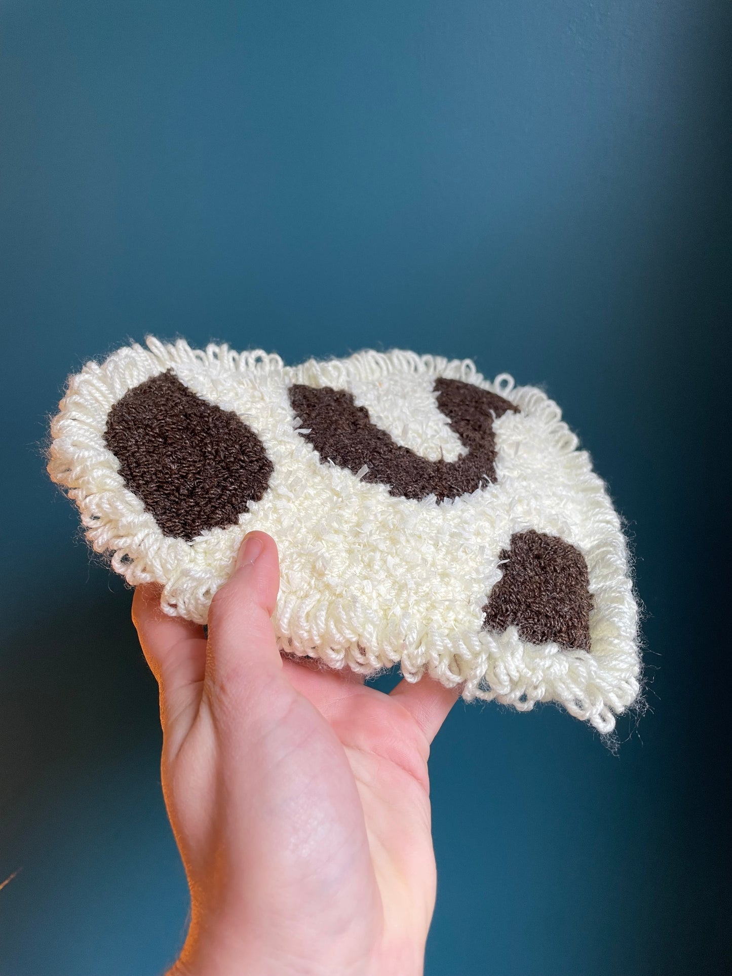 Petit cœur bouclé vache