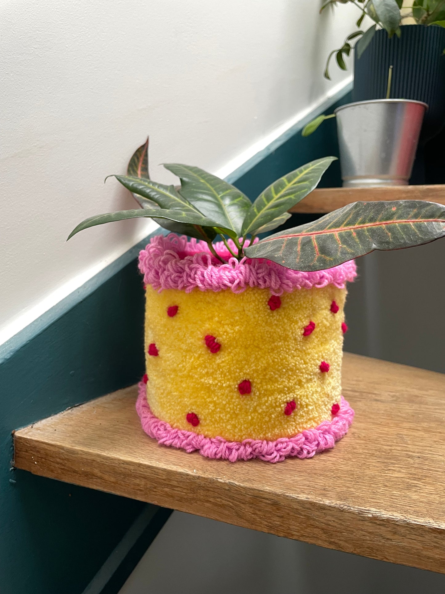 Cache-pot en tufting CAKE • PETIT ☀️