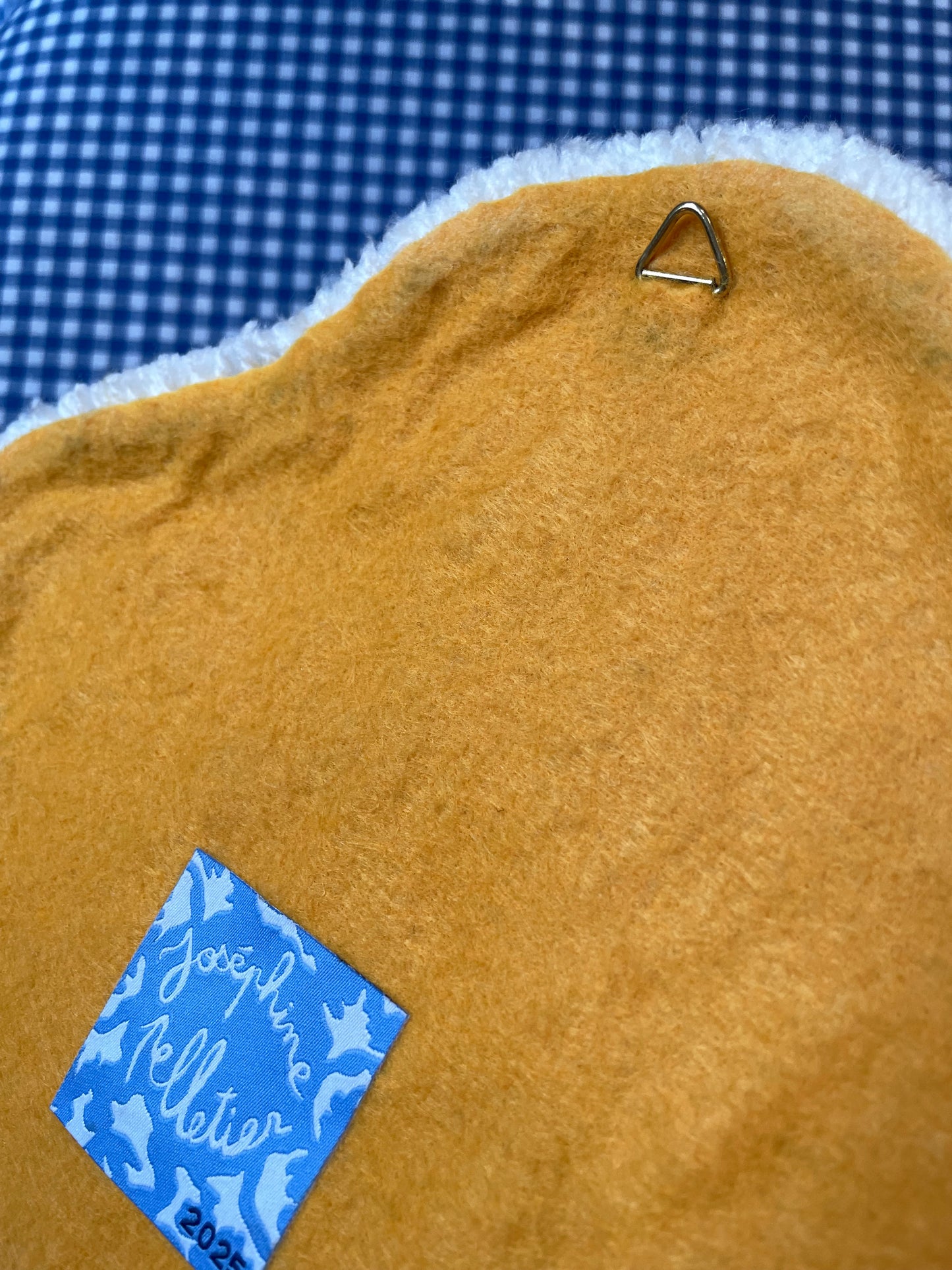 Œuf au plat tufté • grand (à suspendre ou poser)