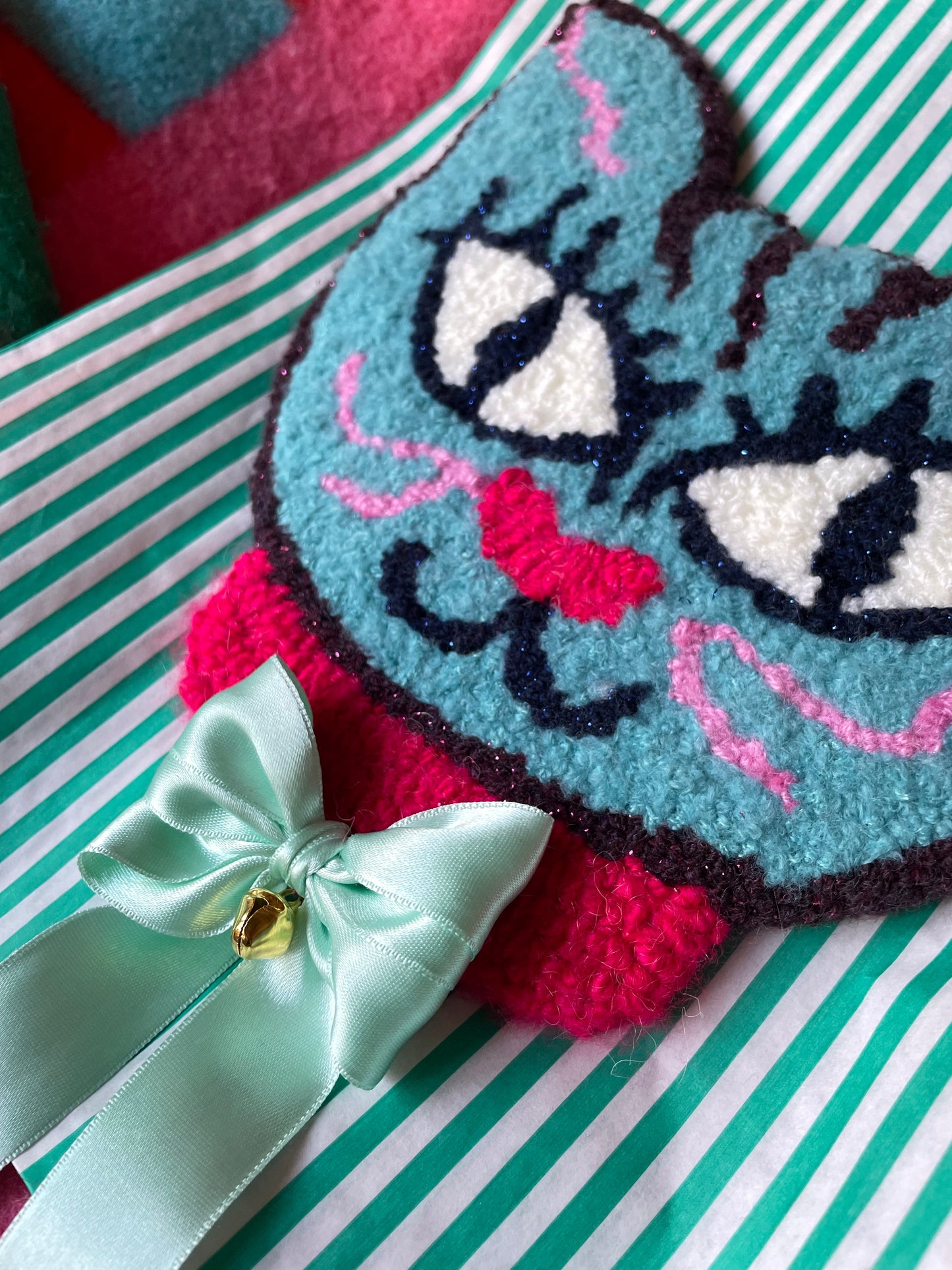 Lili - portrait de chat (tapisserie murale)