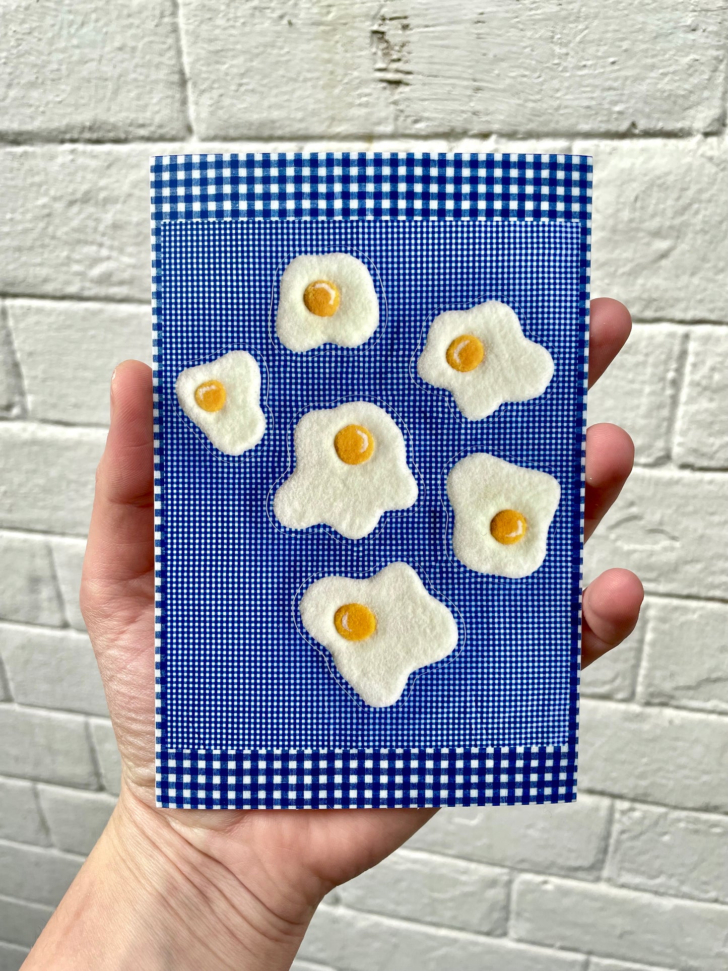 Planche de stickers « oeufs au plat »