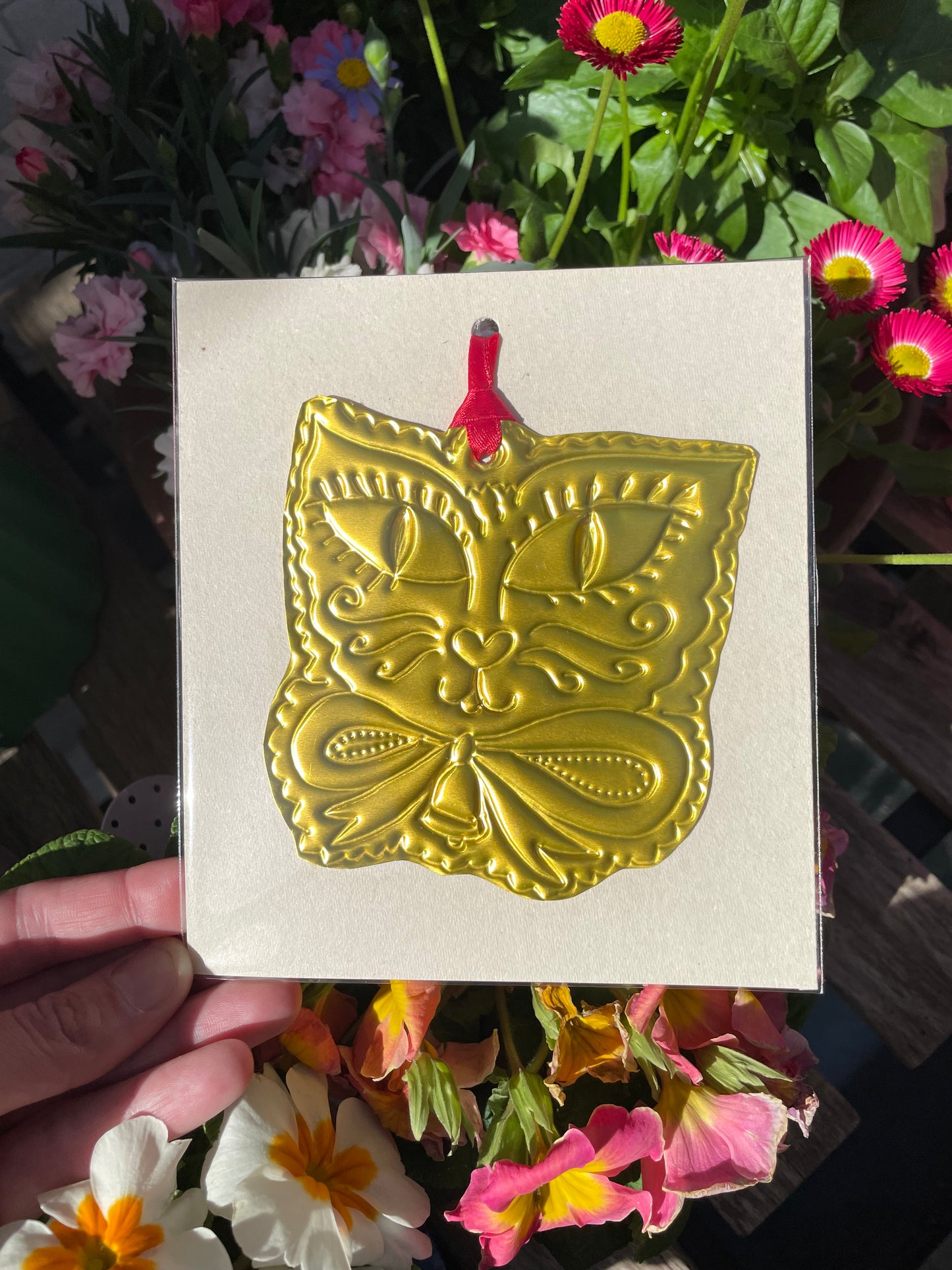 Ornement à suspendre - porte-bonheur « le chat » nº12/30