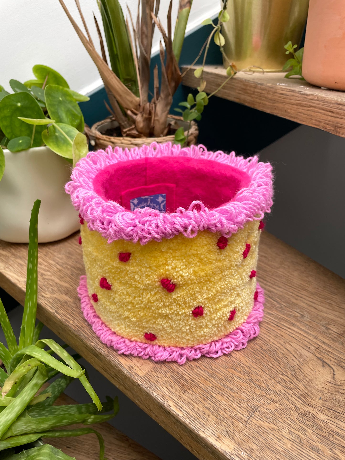 Cache-pot en tufting CAKE • PETIT ☀️
