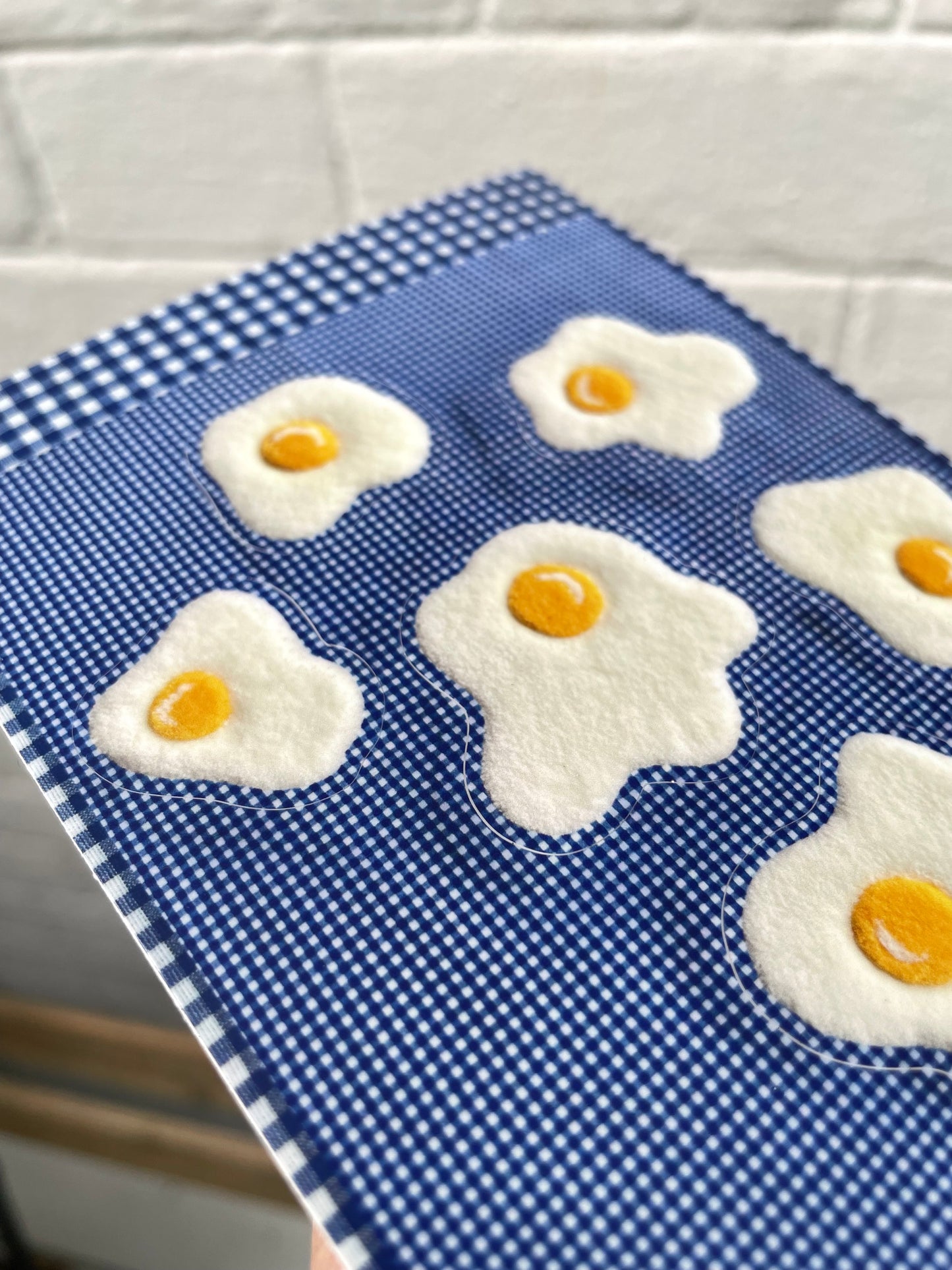 Planche de stickers « oeufs au plat »