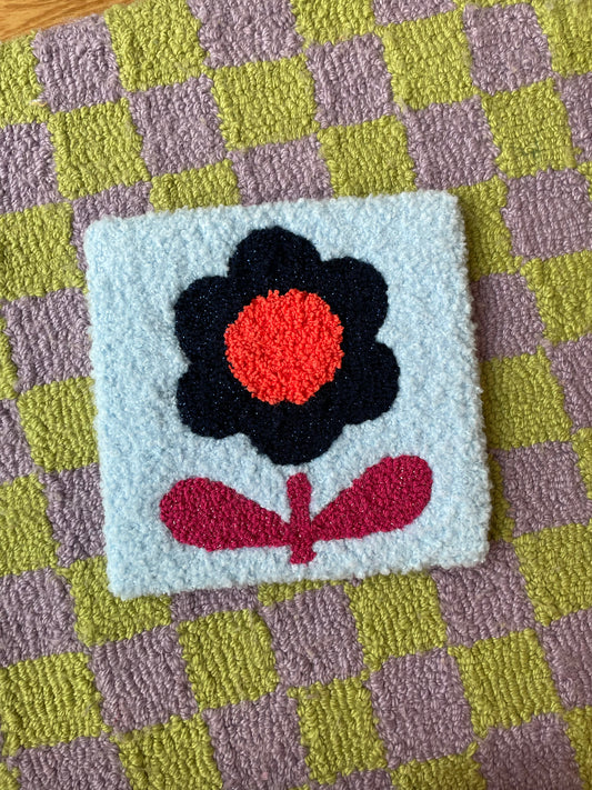 Décoration murale fleur rétro