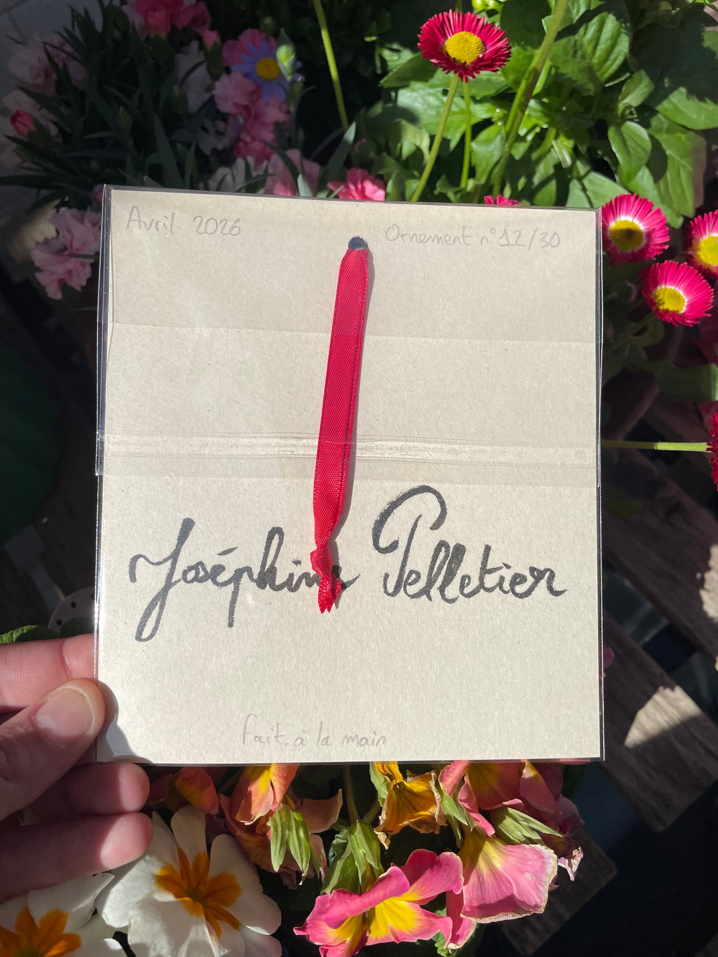 Ornement à suspendre - porte-bonheur « le chat » nº12/30