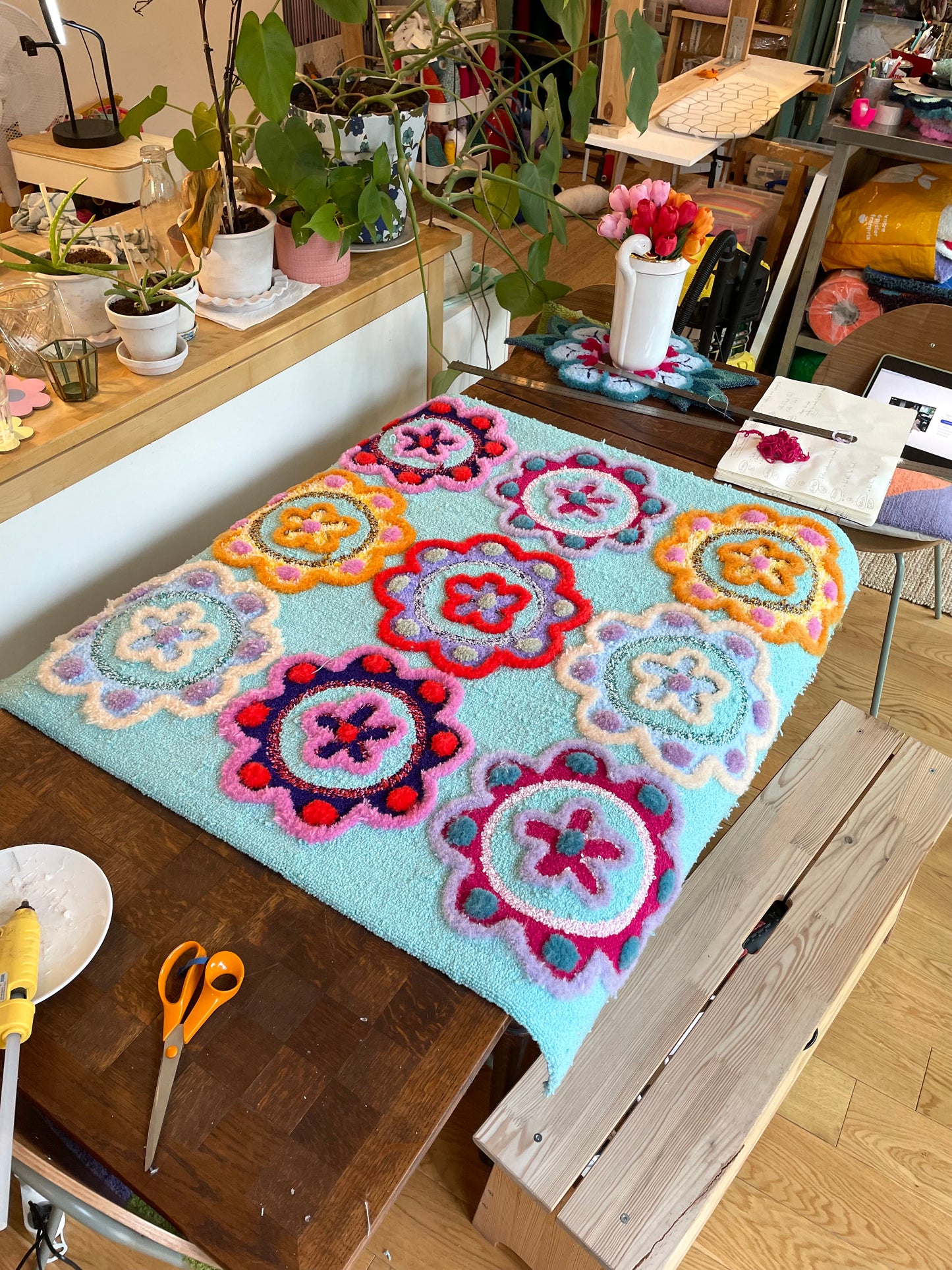 Tapisserie murale « Le pouvoir des fleurs »