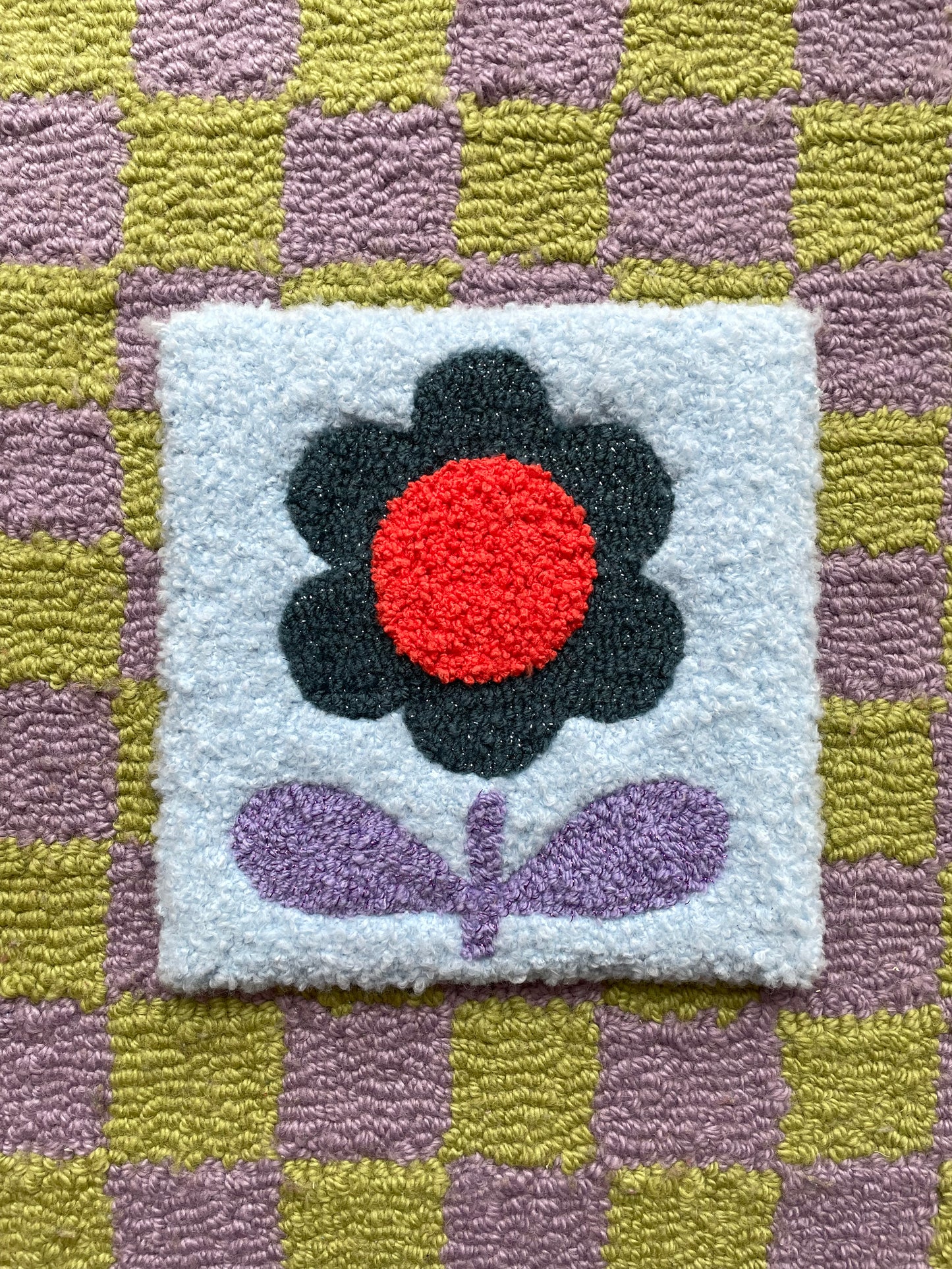 Décoration murale fleur rétro