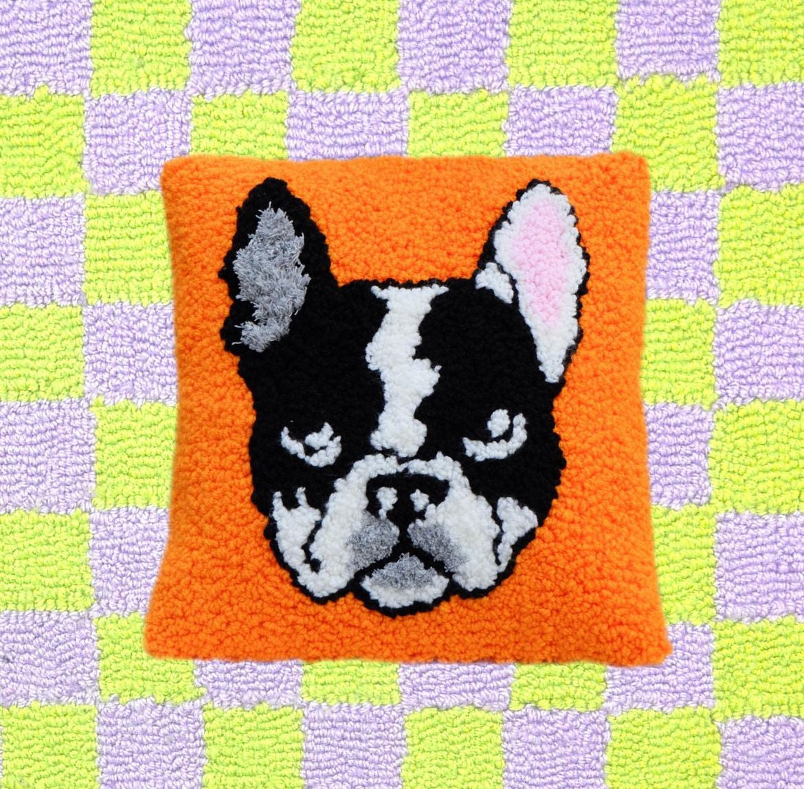 Tapis portrait animal personnalisé