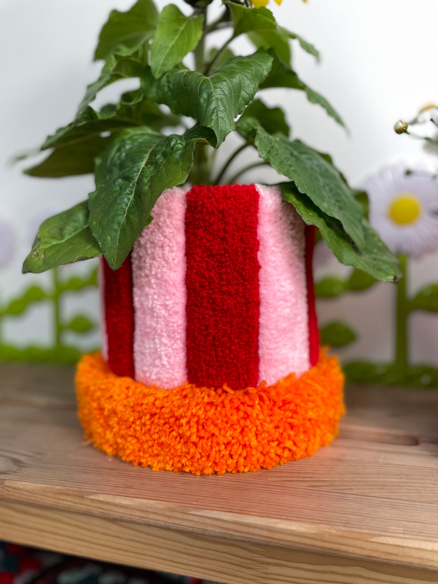 Cache-pot en tufting • MOYEN