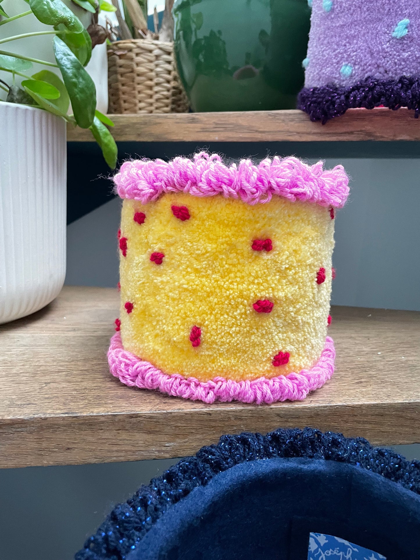 Cache-pot en tufting CAKE • PETIT ☀️