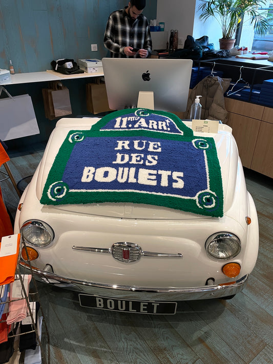 Plaque « Rue des Boulets »