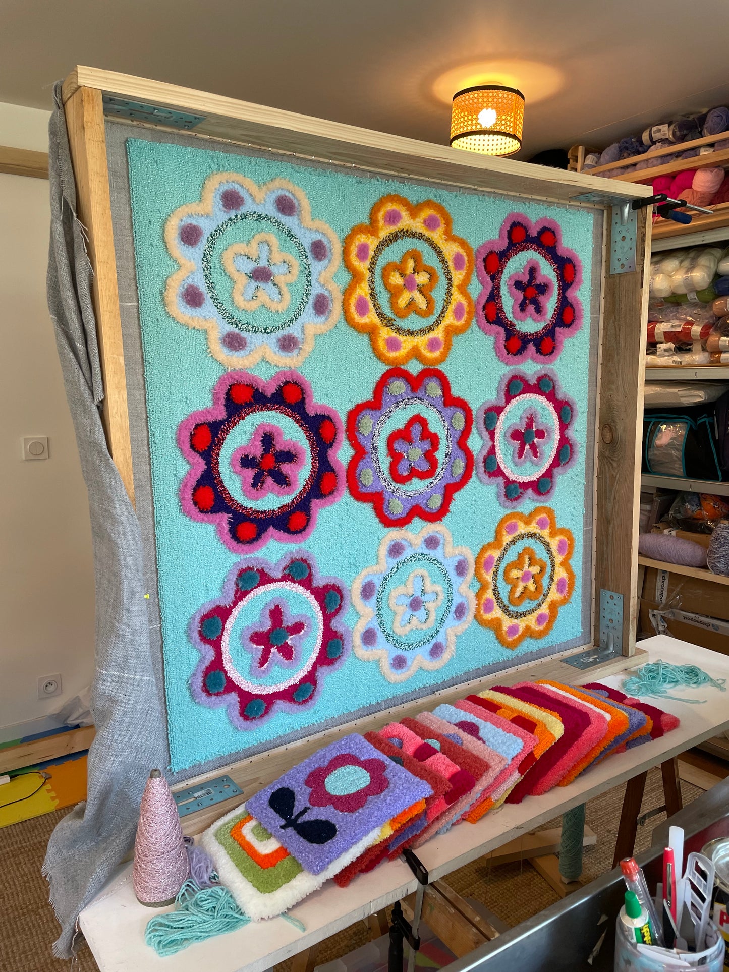 Tapisserie murale « Le pouvoir des fleurs »