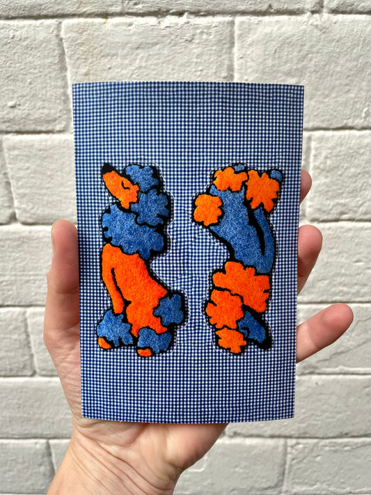 Planche de stickers caniches « Wolfgang & Ludwig »