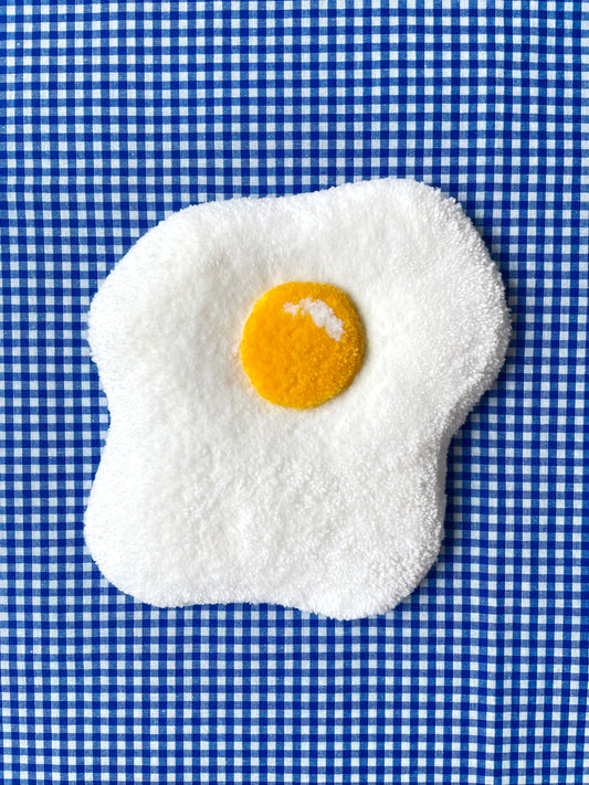 Œuf au plat tufté • moyen (à suspendre ou poser)
