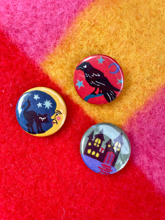 Lot 3 badges pins « Automne »