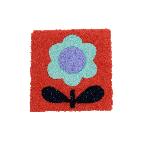 Décoration murale fleur rétro