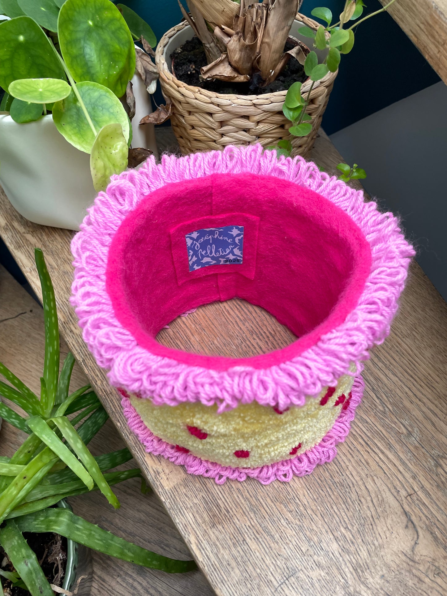 Cache-pot en tufting CAKE • PETIT ☀️