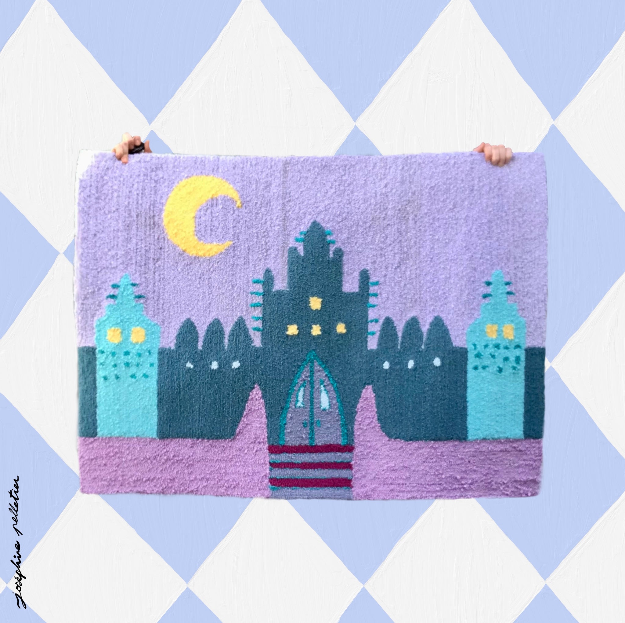 Joséphine Pelletier artiste textile tufting